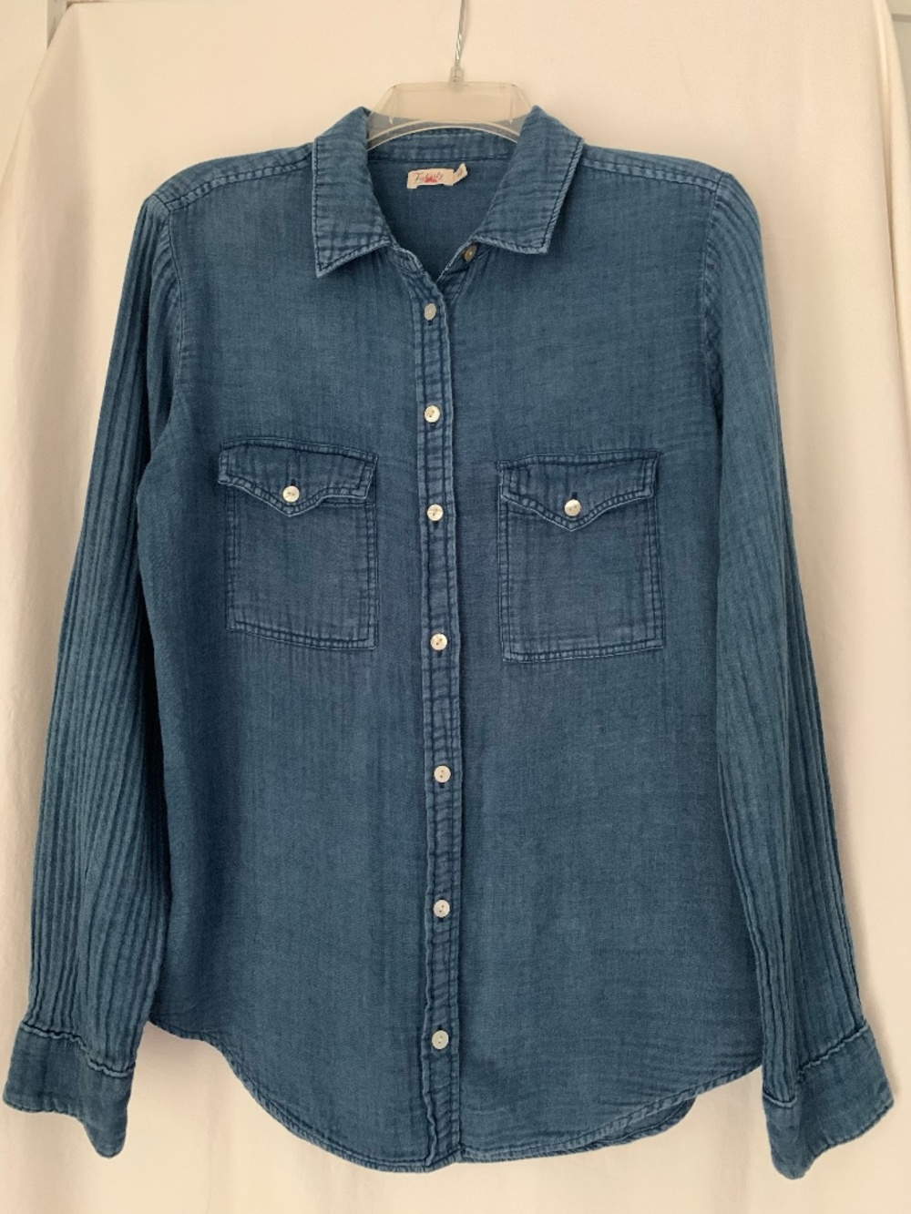 Faherty blue 'Dream Cotton Gauze Indio Shirt'
